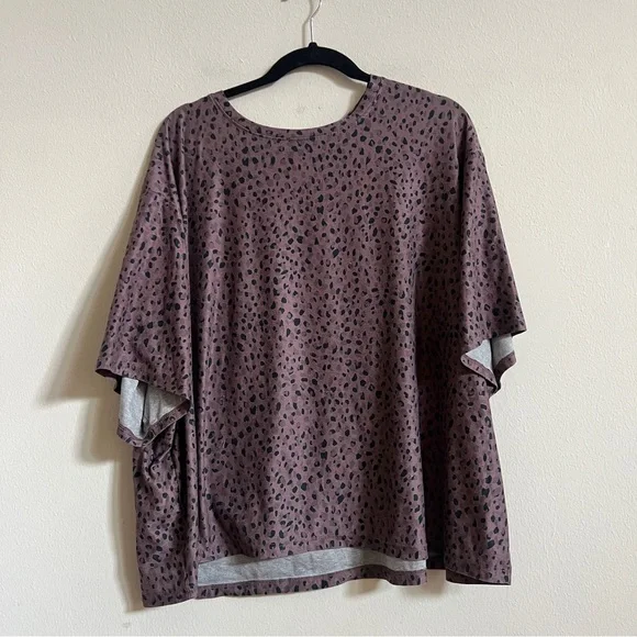 Beyond Yoga Women's Brushed Up Cropped Pullover Pant Set Classic leopard size 3X - Picture 7 of 7